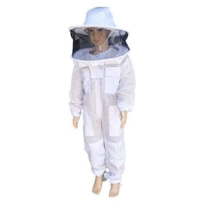 3-Layer Children’s Beekeeping Suits With Round Hat Veil