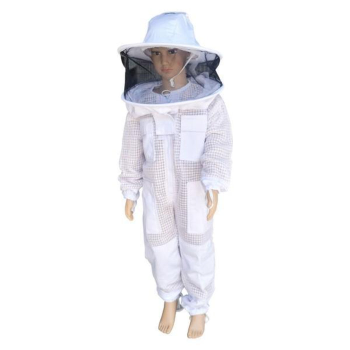 3 Layer Children's Beekeeping Suits With Round Hat Veil