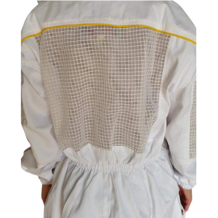 Cotton Semi Ventilated Beekeeping Suit With Round Brim Hat