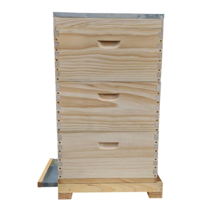 Three Levels Beehive With Mesh Bottom Board