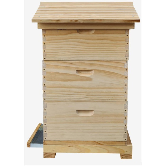 Three Levels 22 MM Thick Beehive With Mesh Bottom Board