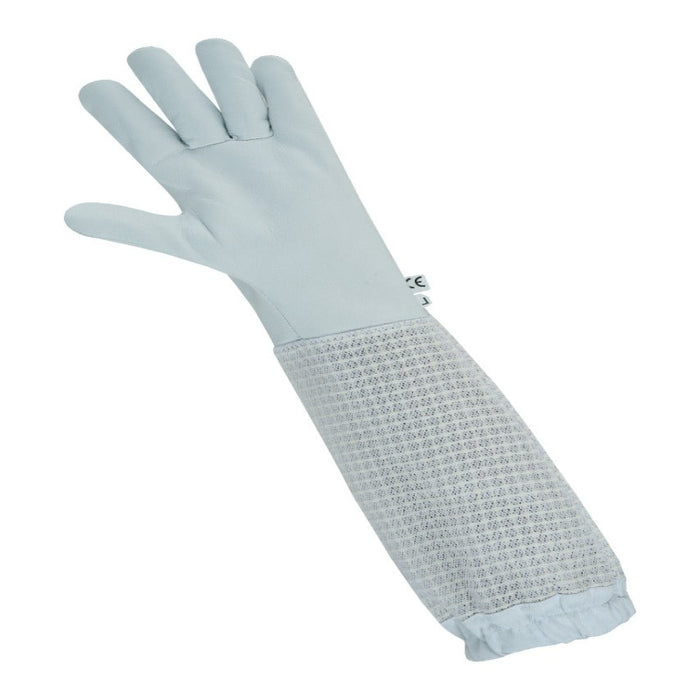 Cow Hide Gloves With Three Layer Mesh Ventilation