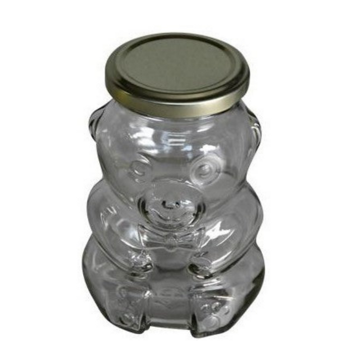 300 ML Teddy Bear Jars Glass
