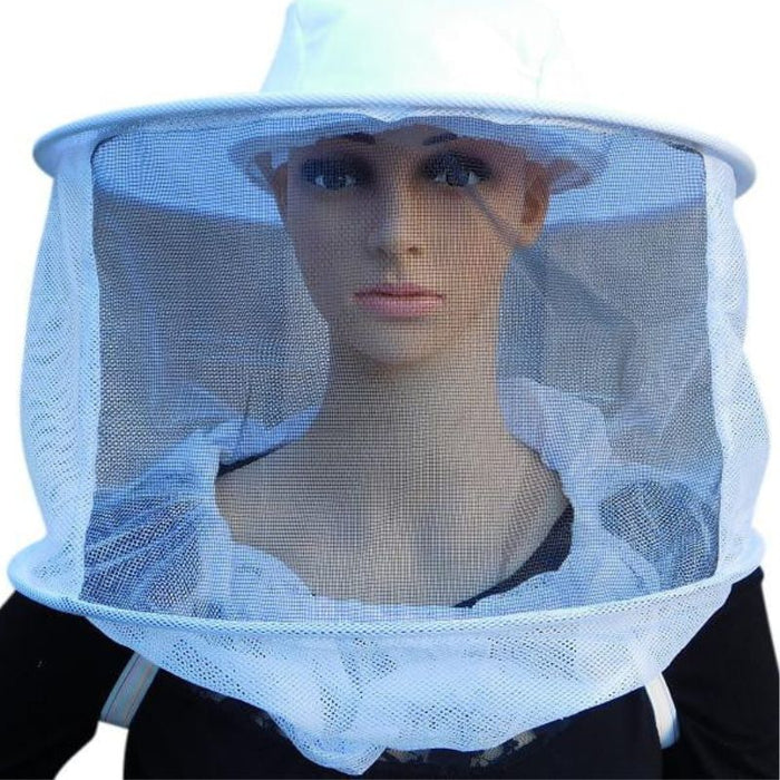 Round Hat Veil With Shoulder Strap