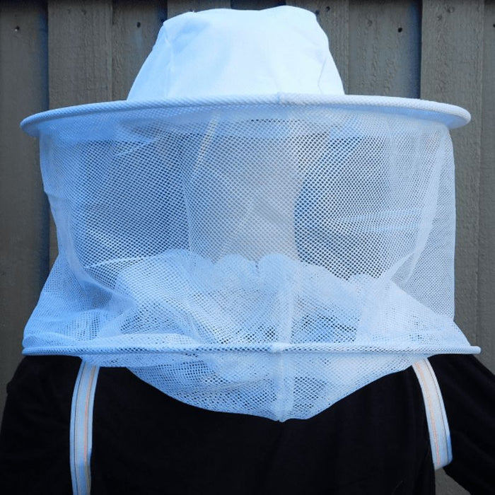 Round Hat Veil With Shoulder Strap