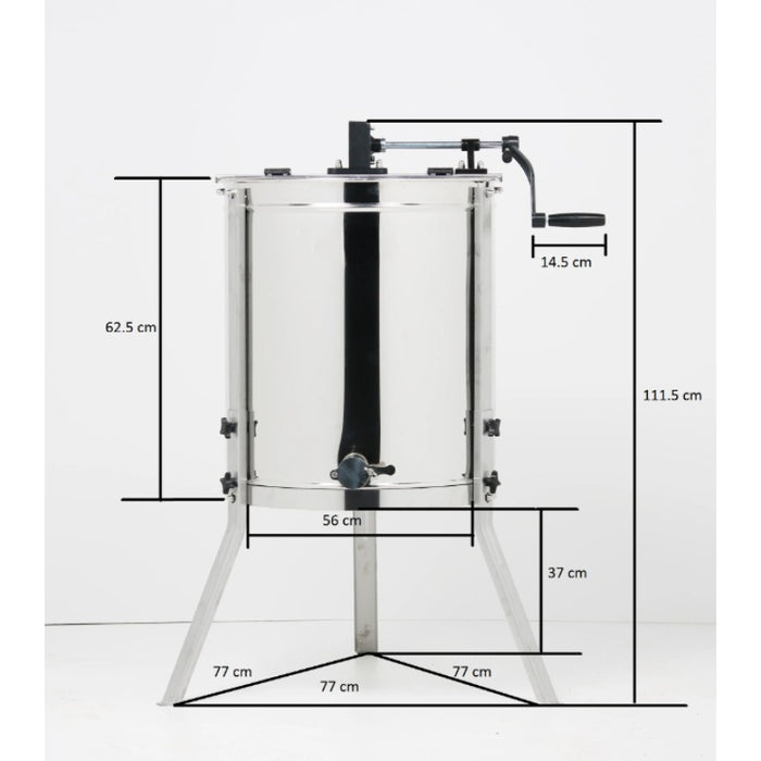 4 Frames Manual Honey Extractor